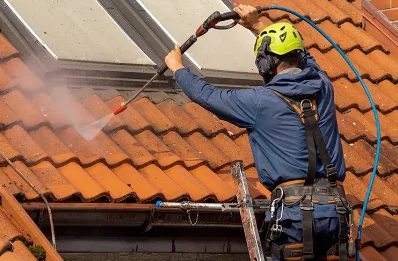 Démoussage et hydrofuge de toiture à Labruyère-Dorsa